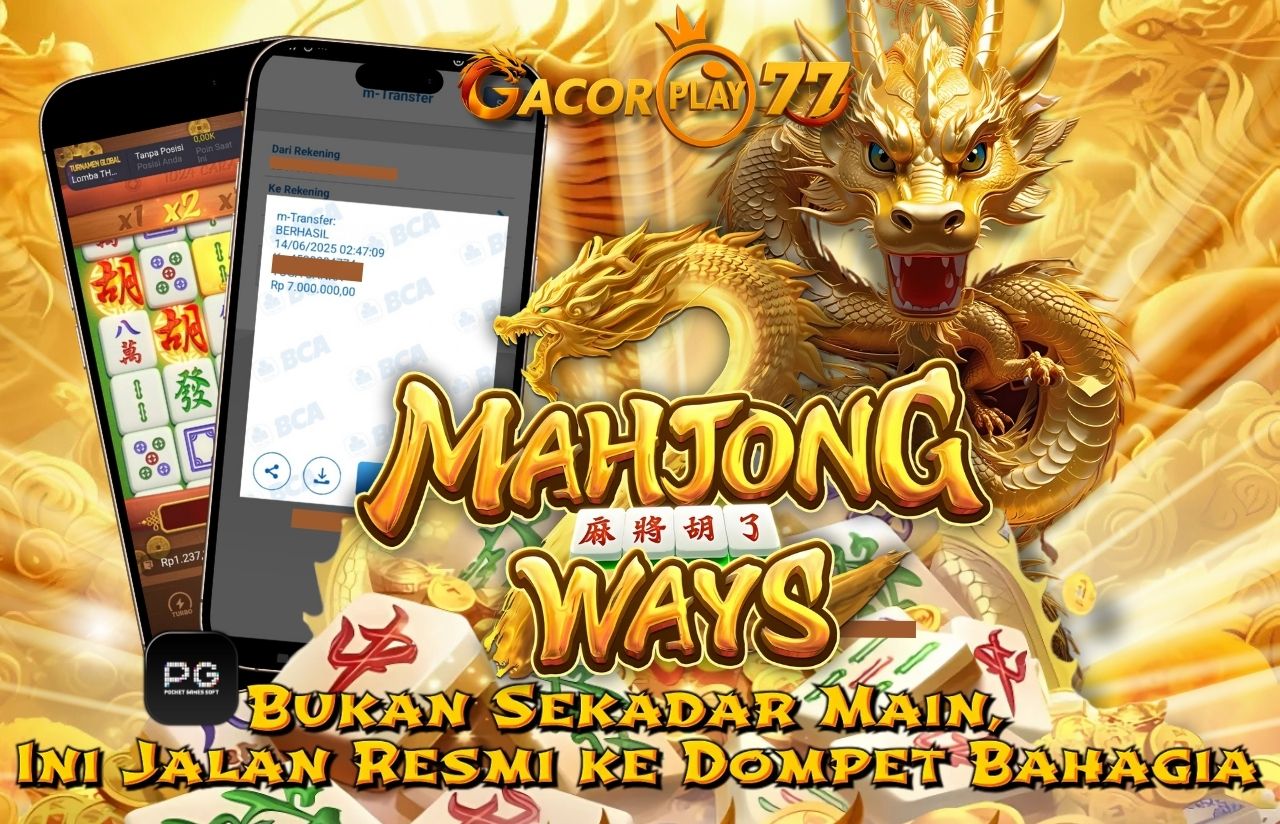 Selamat kepada user id : hi***n Wede Rp 7.000.000 di Game MAHJONG WAYS PG SOFT Cair Gk Sampe 1 Menit! Menang Mudah di Gacorplay77
